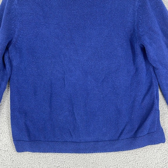 Vineyard vines blue round neck long sleeve sweater women’s small stretch warm - Picture 3 of 10
